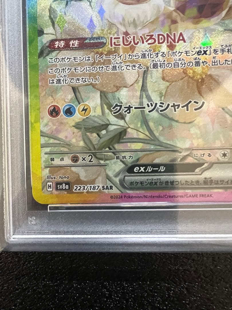 y*u様 【psa10】　イーブイ ex sar テラスタルフェスex