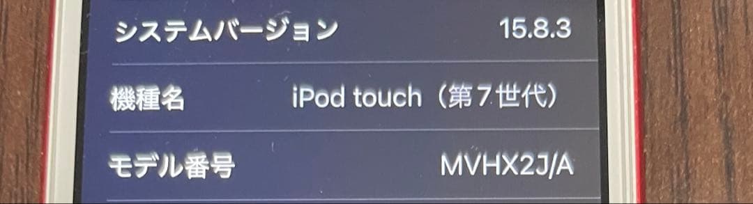 【tkさん専用】Apple iPod touch (第7世代) レッド 32GB