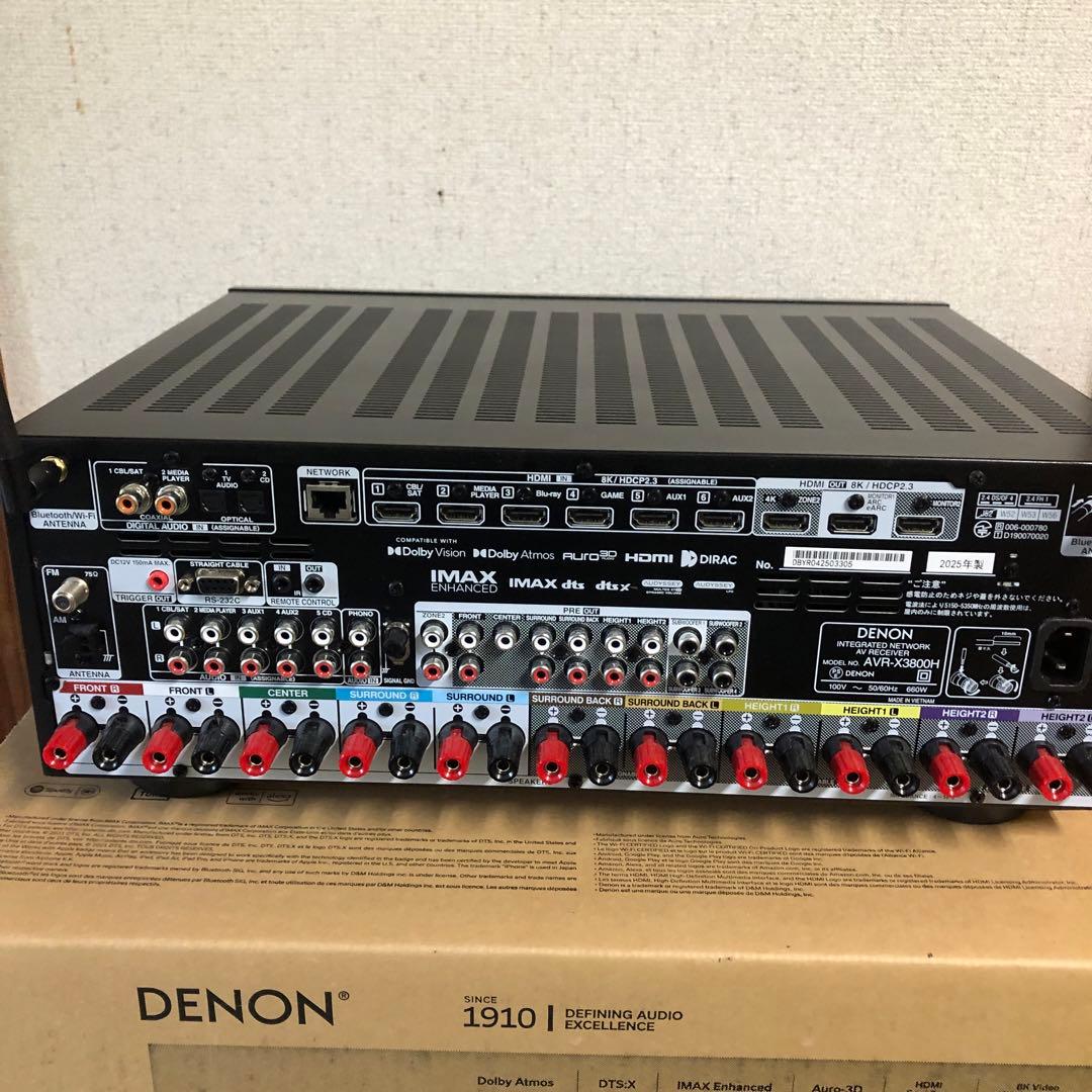 デノン Denon AVR-X3800H　avアンプ9.4ch 美品