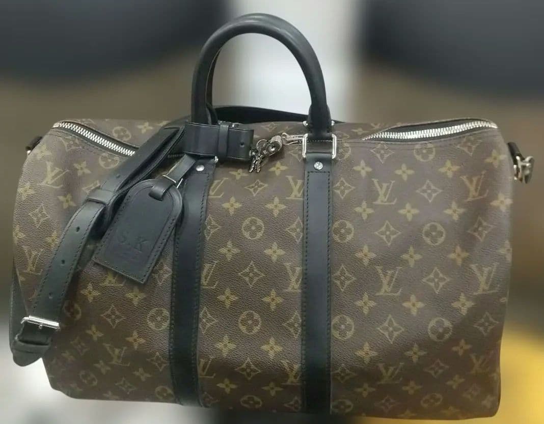 極美品 ヴィトン キーポル バンドリエール 45 モノグラム マカサー