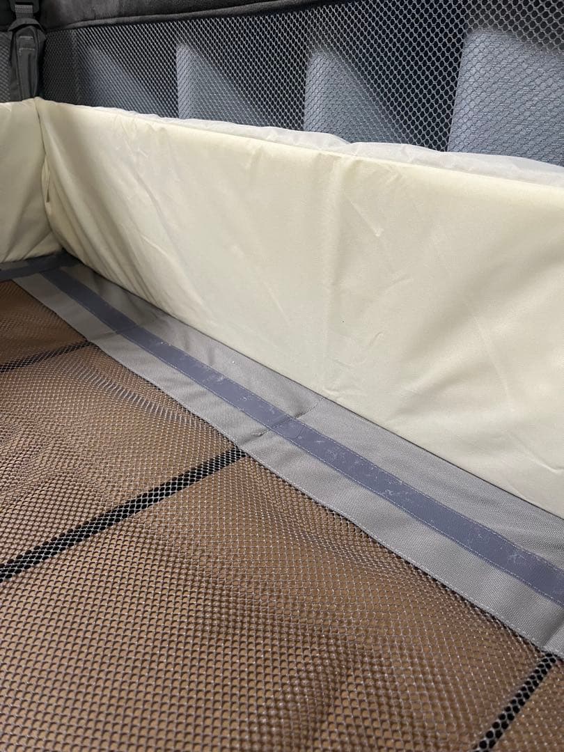 ApricaココネルエアープラスAB ベビーベッド グレー