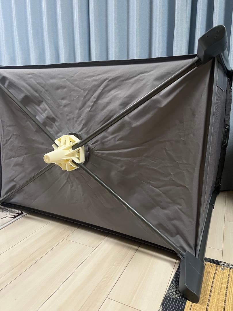 ApricaココネルエアープラスAB ベビーベッド グレー