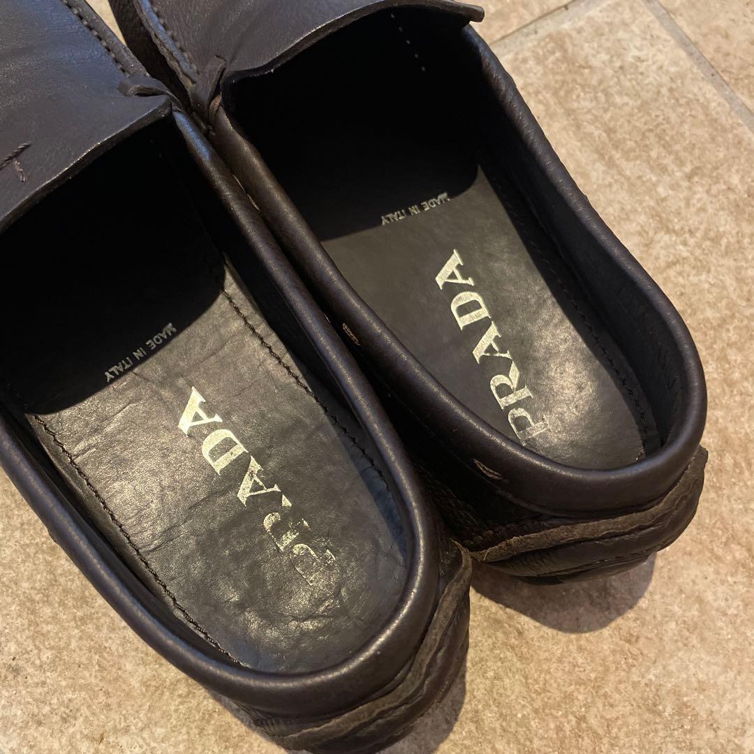 PRADA ドライビングシューズ ブラック