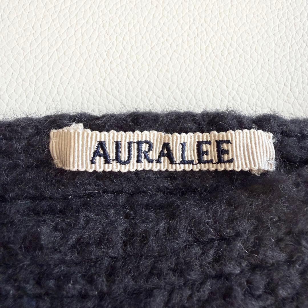 【オーラリー】ニットキャミソールビスチェ ビスチェ レイヤード キャメル ウール