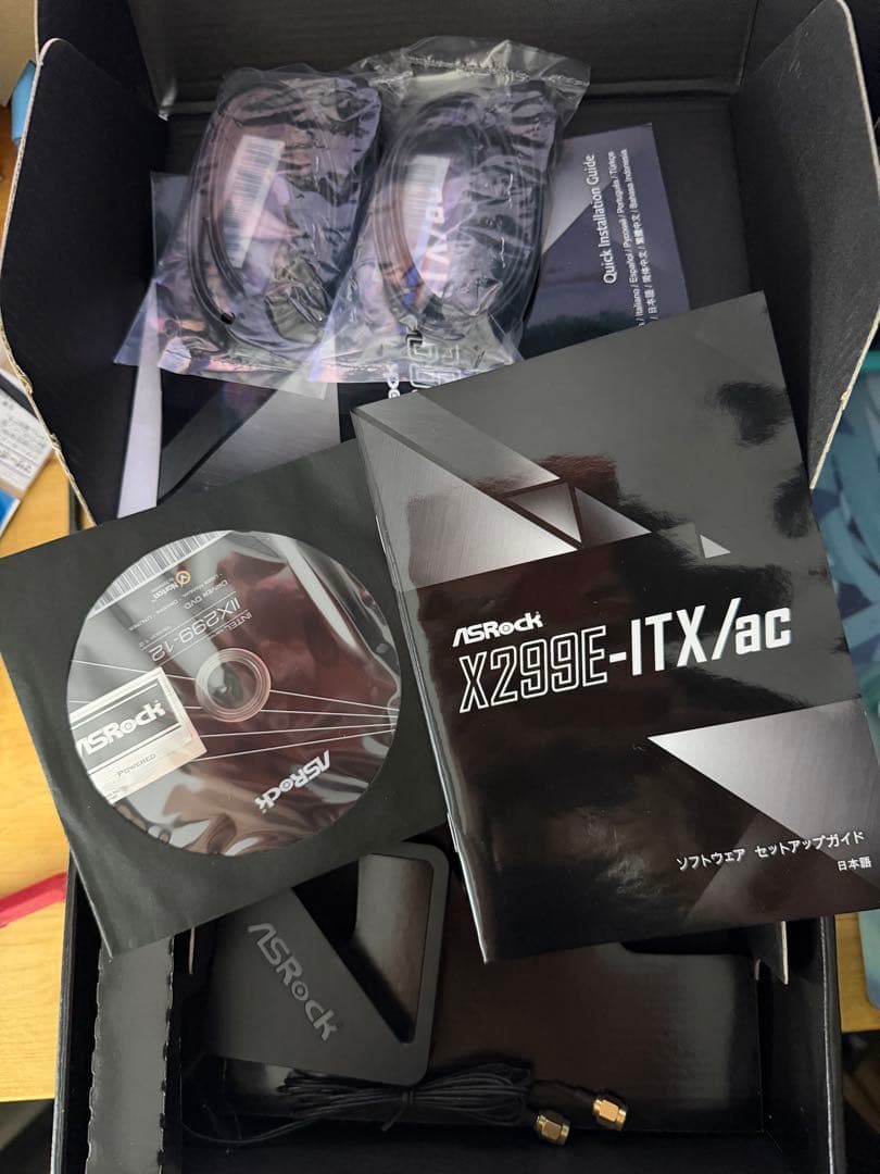 X299E-ITX/ac + Core i9 7980XE + 128GBメモリ