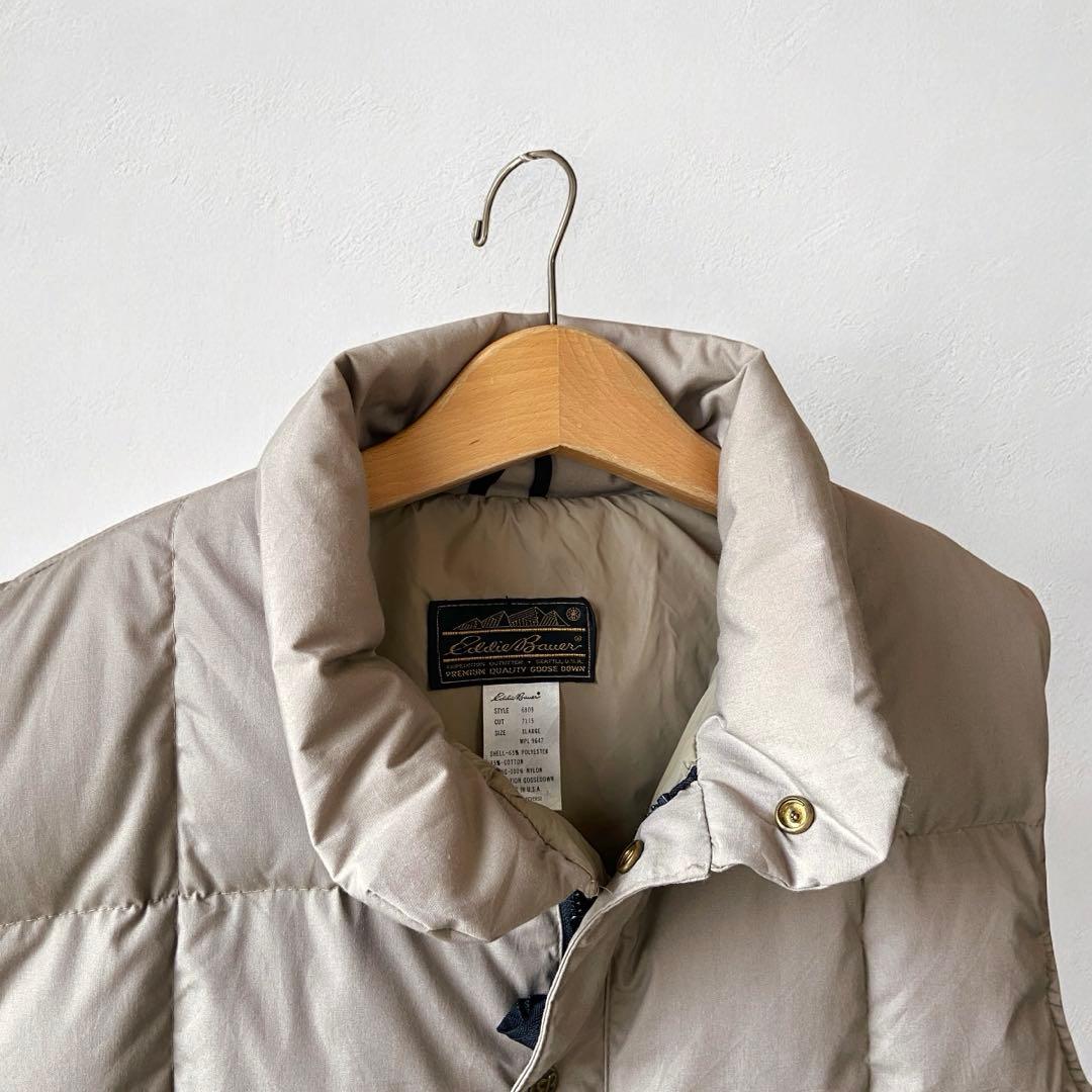 80s Eddie Bauer ブリザード マスター ダウン ベスト USA製