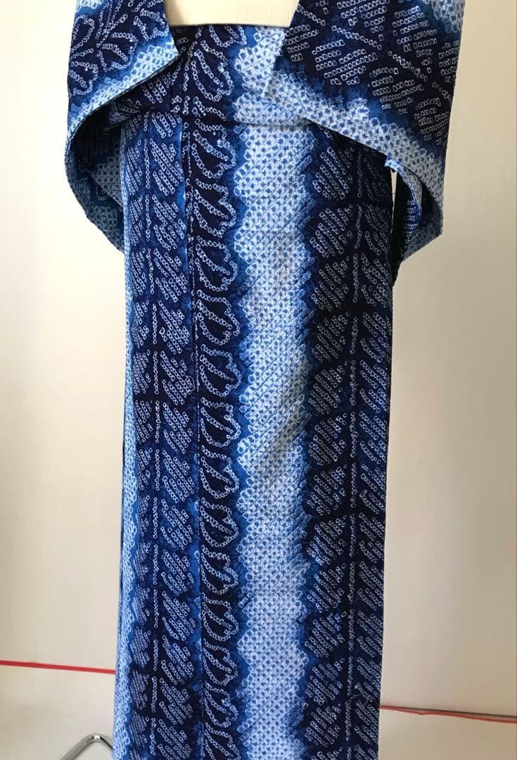 【有松絞り】レディース 浴衣　藤