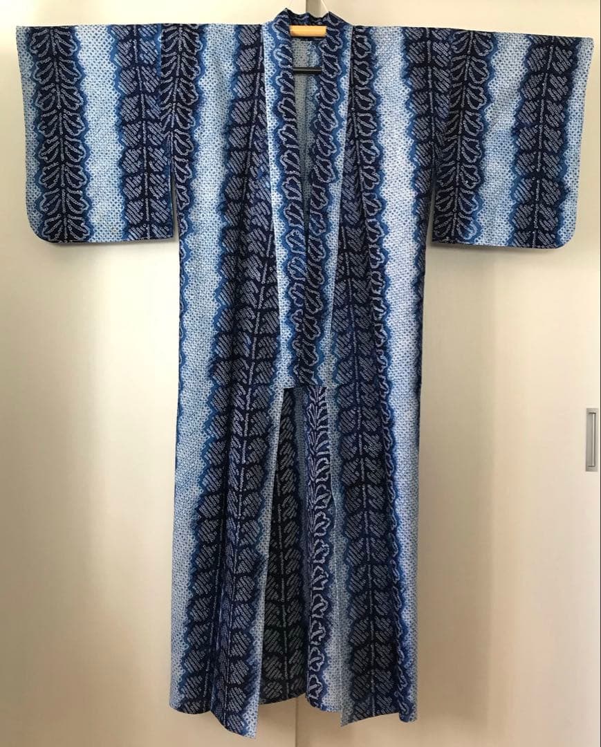 【有松絞り】レディース 浴衣　藤