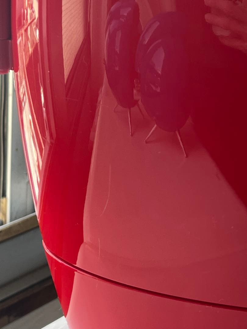 リンゴ型テレビ　ブラウン管　hannspree スペースエイジ　レトロポップ