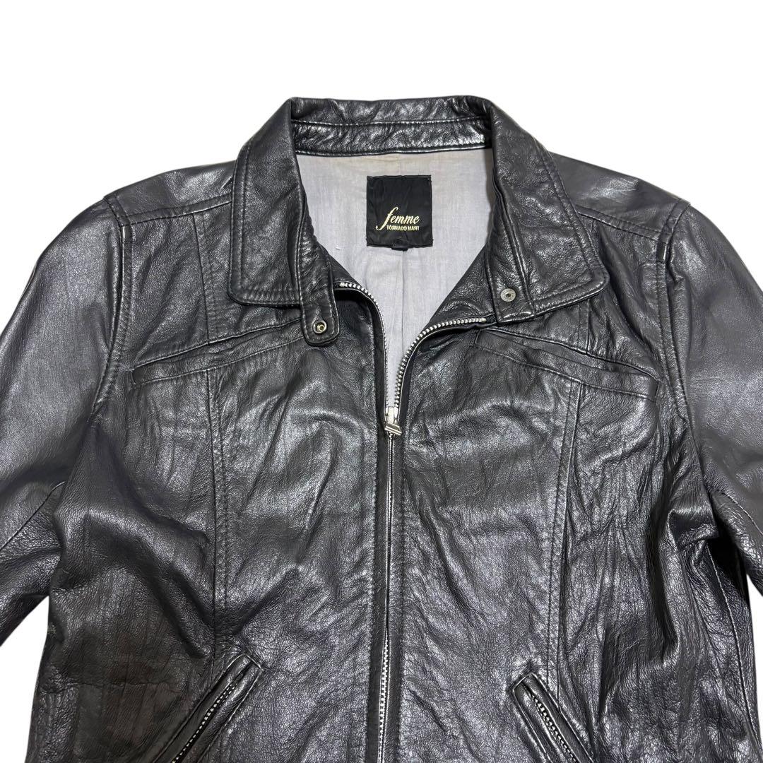 ジャケット・アウター 00s archive TORNADO MART leather jacket