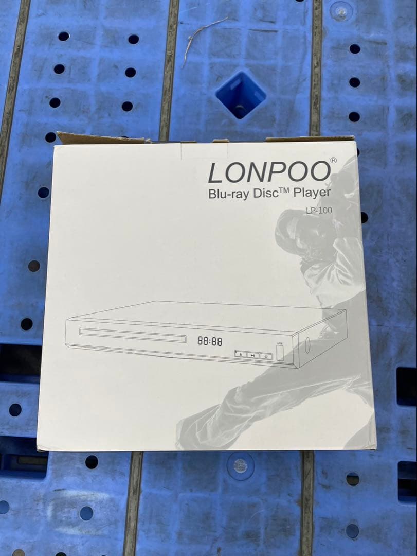 LONPOO DVD ブルーレイプレーヤー フルHD1080p