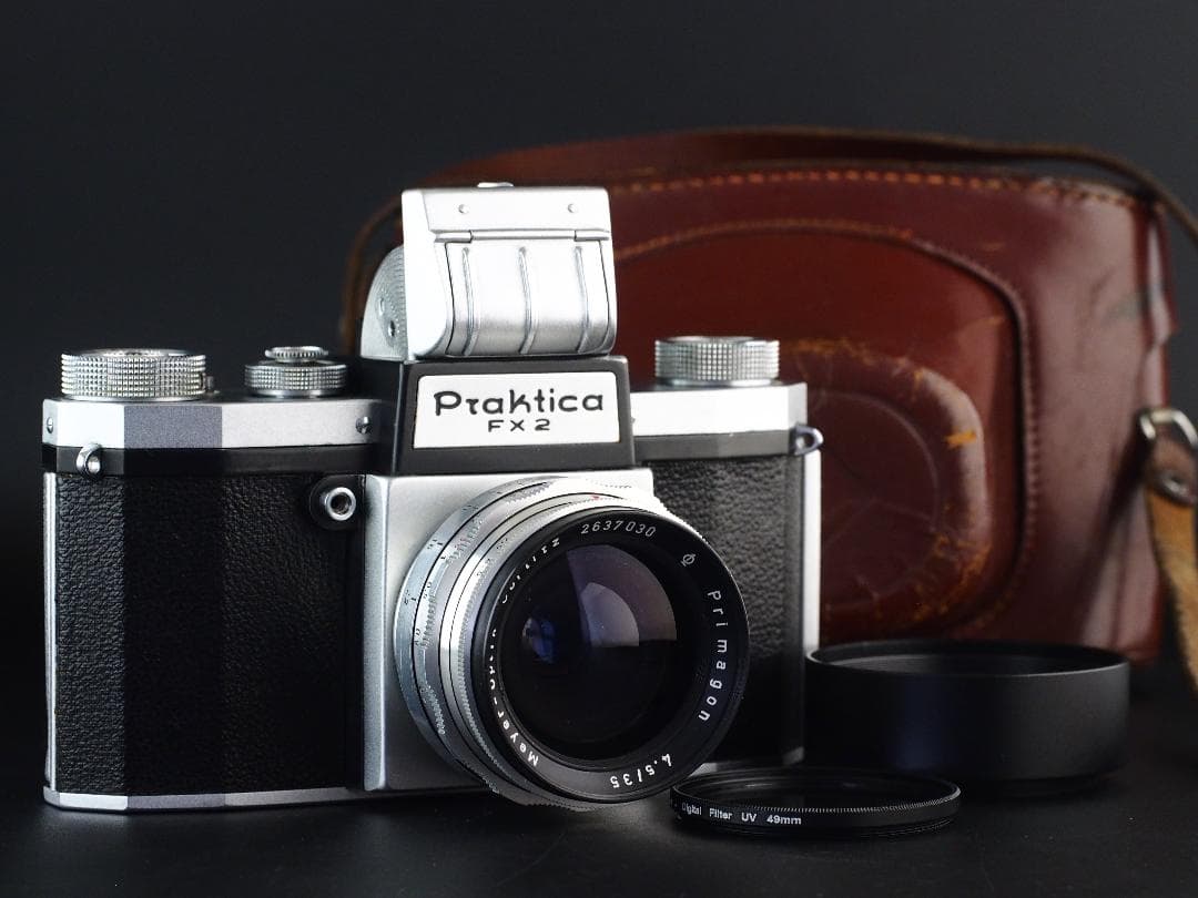 フィルムカメラ KW PRAKTICA FX2 + MEYER PRIMAGON 4.5/35