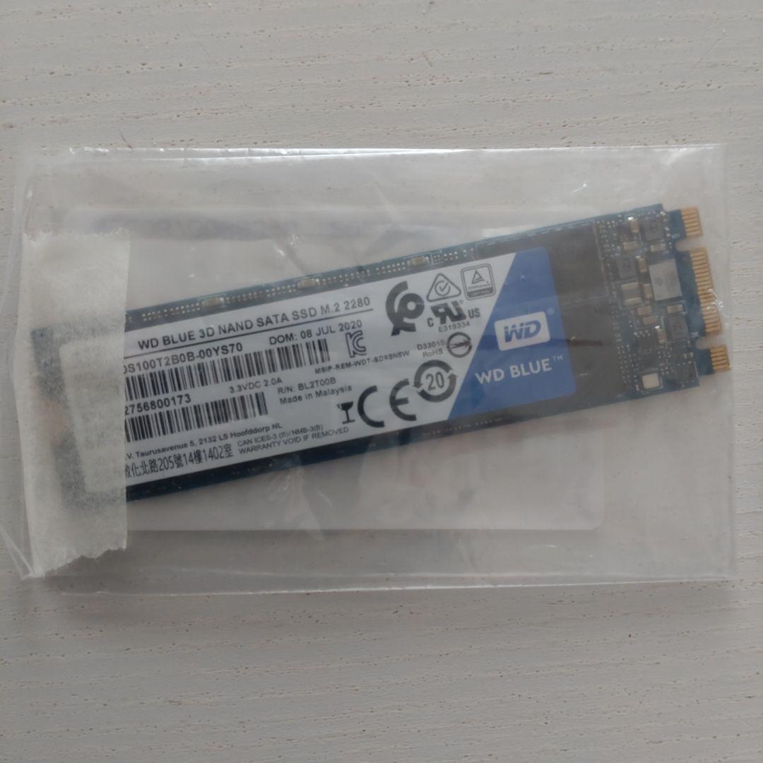 内蔵型SSD WD BLUE 3D NAND SATA SSD 1TB M.2 2280