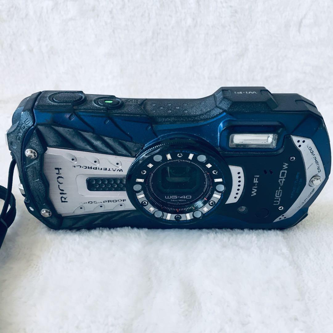 箱付 RICOH WG-40w 防水 防塵 耐衝撃 現場 タフカメラ Wi-Fi