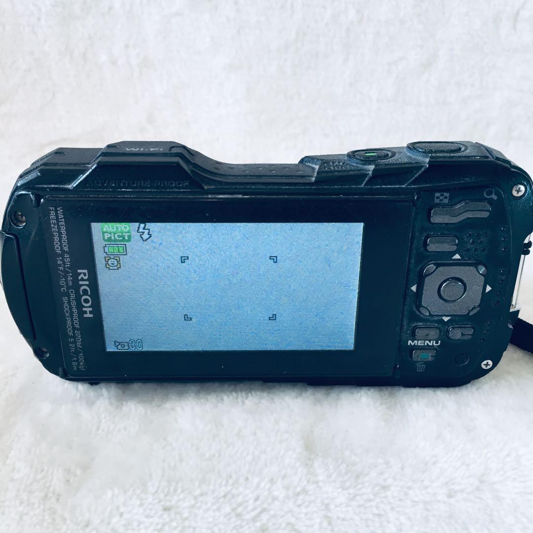 箱付 RICOH WG-40w 防水 防塵 耐衝撃 現場 タフカメラ Wi-Fi
