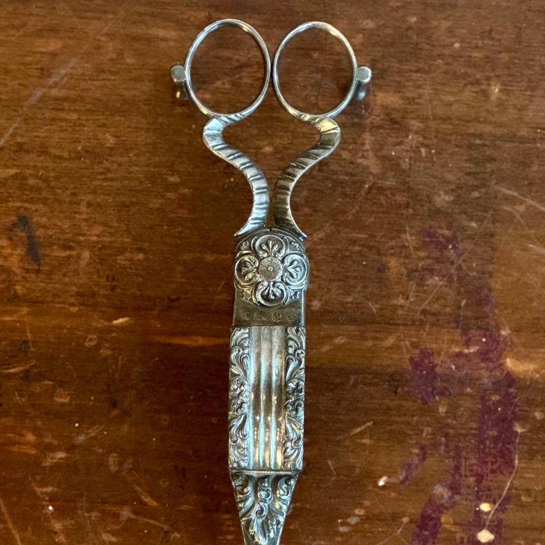 1835年 英国製 オールドシェフィールド キャンドルスナッファー シルバー