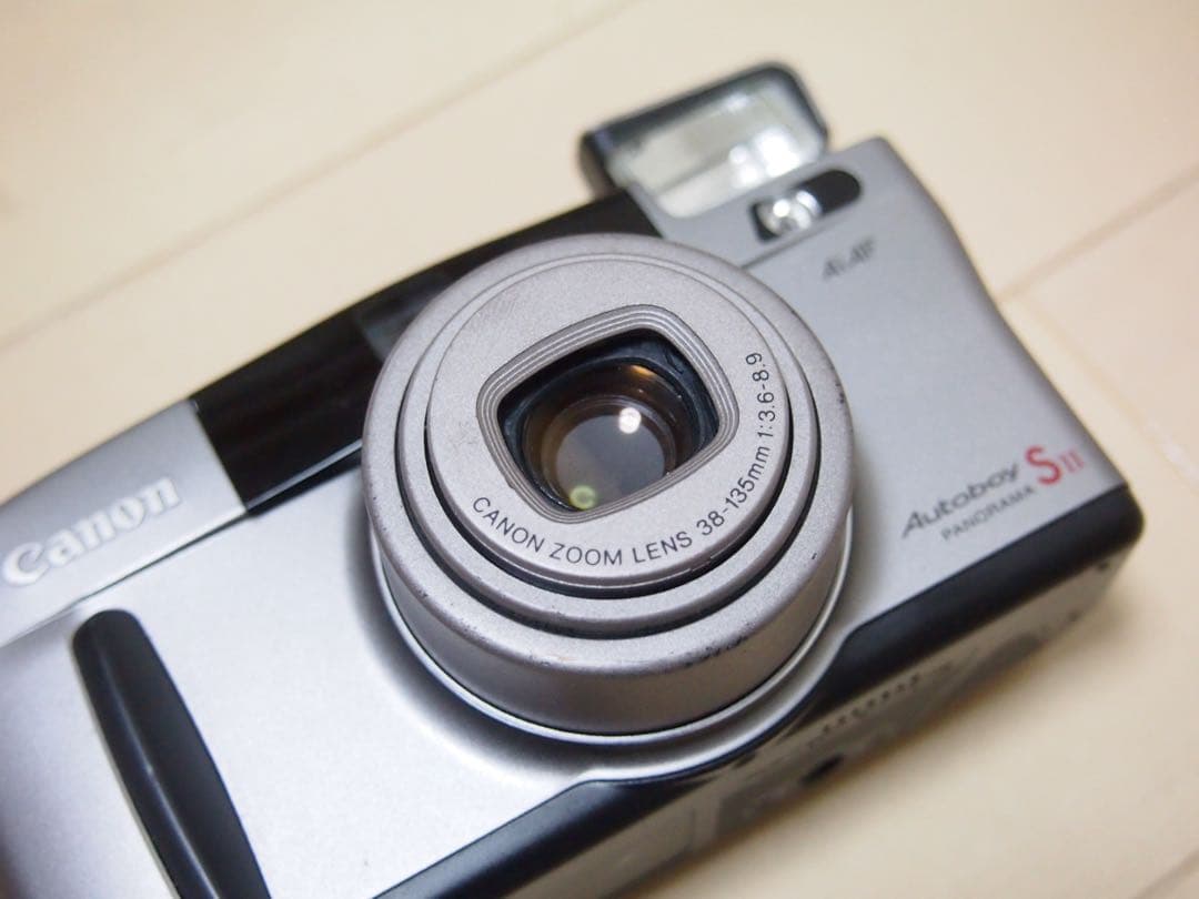 動作品 Canon Autoboy S II コンパクトフィルムカメラ