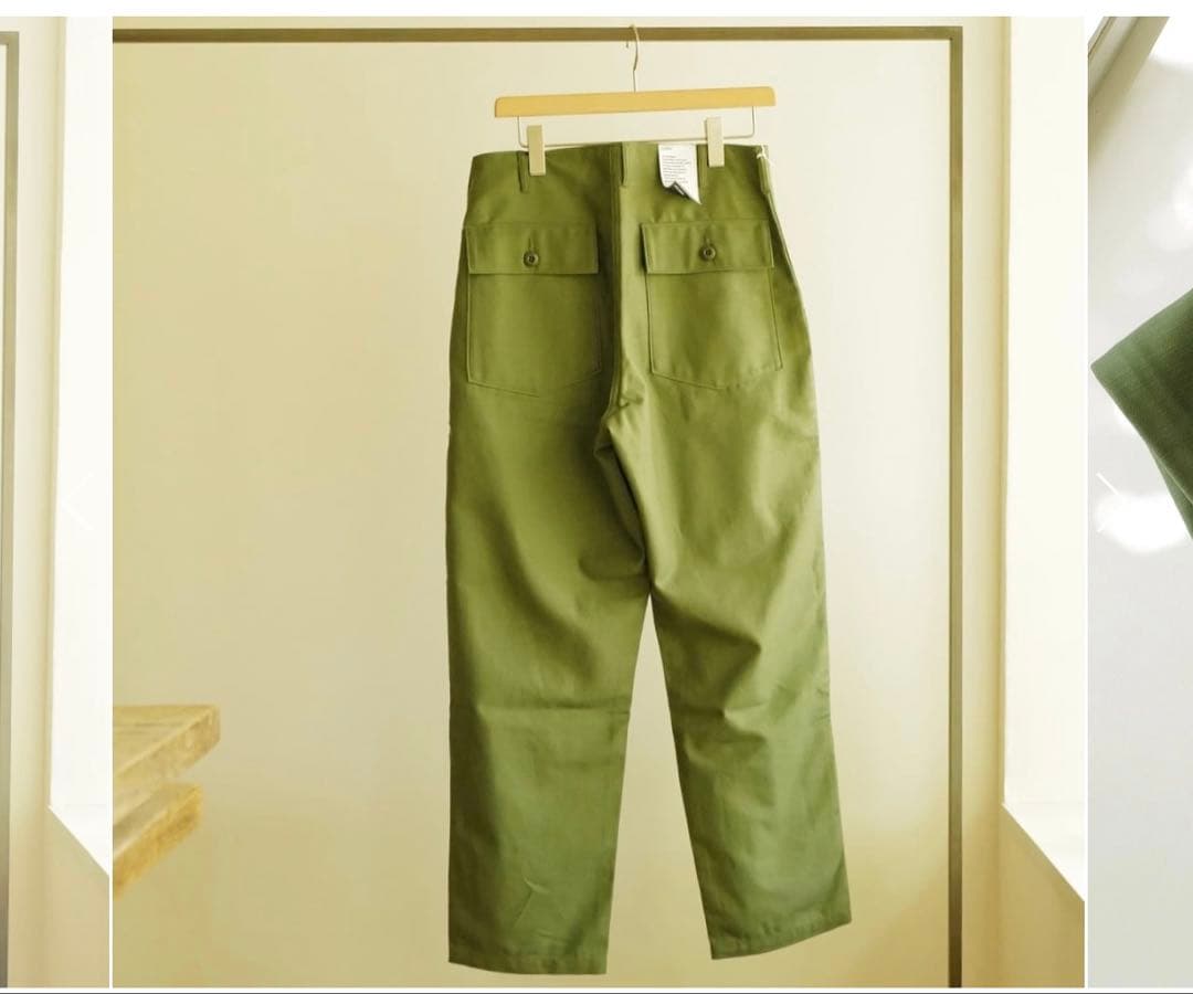 CIOTA (シオタ) スビンコットン バックサテン ベイカーパンツ