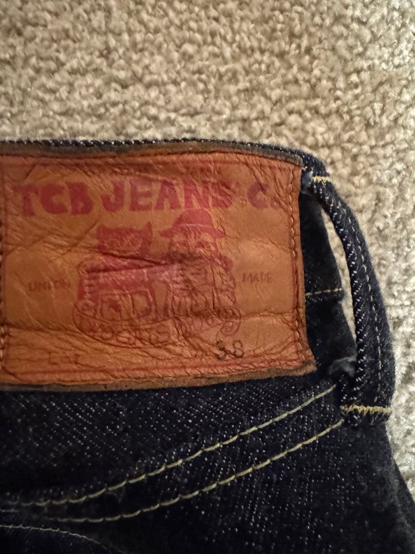 TCB S40s W38 赤タブ