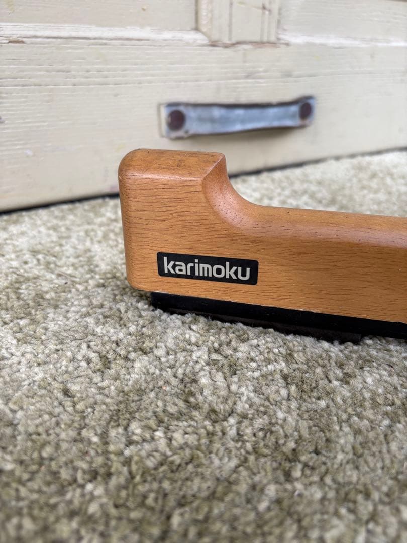 カリモク コートハンガー ポールハンガー アンティーク調 ハンガーラック