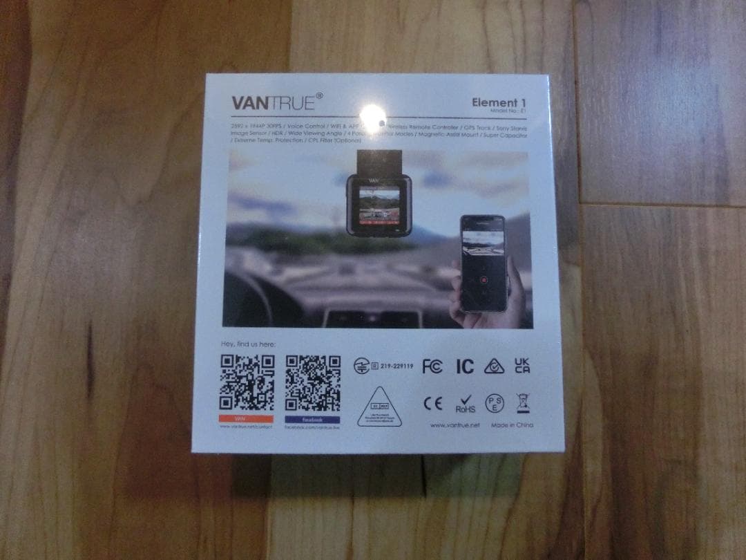 【未使用品】ドライブレコーダー VANTRUE E1