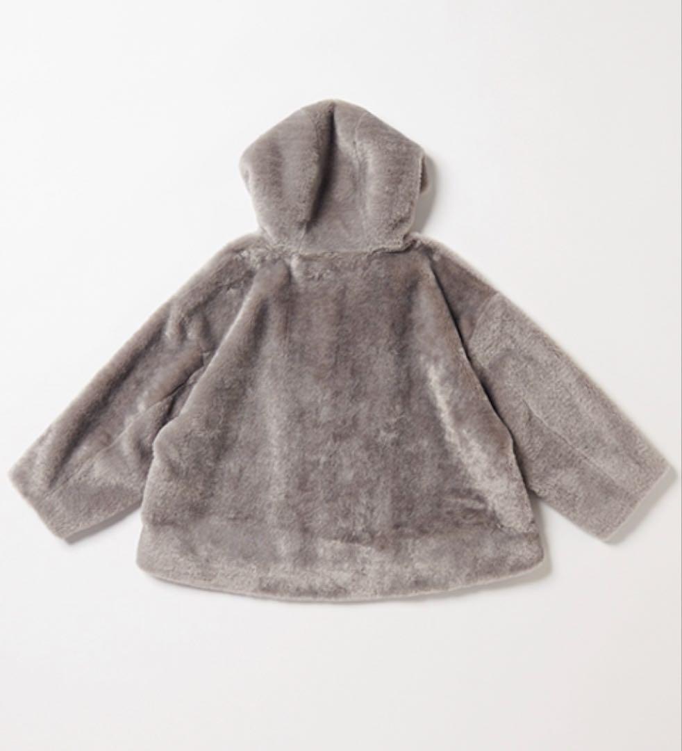 【未使用】LIGNAGGIO VERY ファーフーディコート グレー