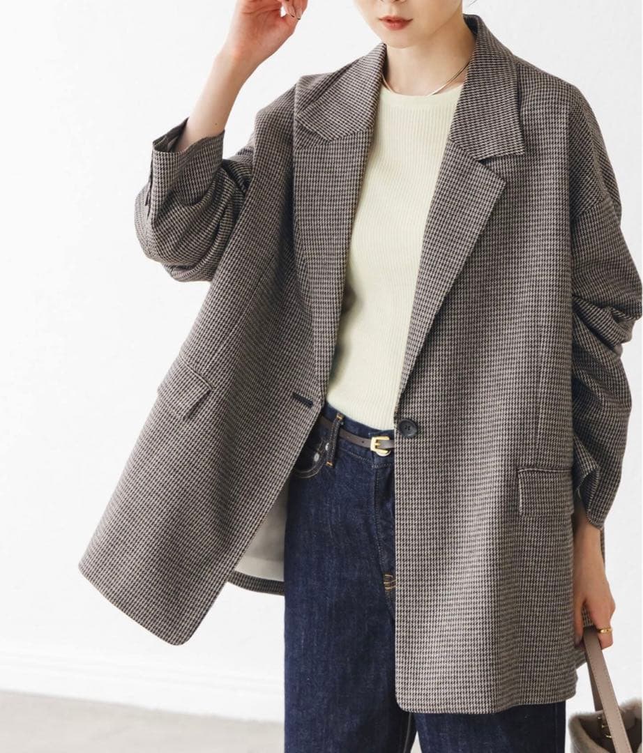 ▪️専用▪️NOBLE ノーブル　オーバーサイズチェックジャケット