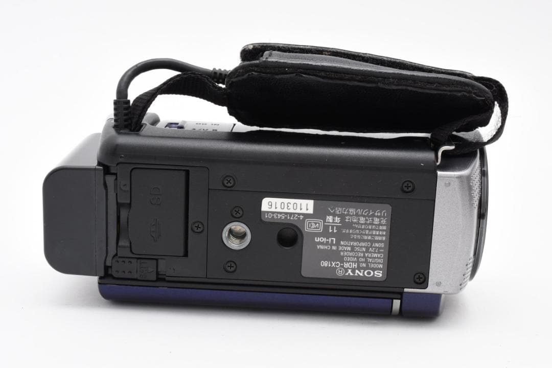 【美品】SONY HANDYCAM HDR-180 ブルー　動作確認済