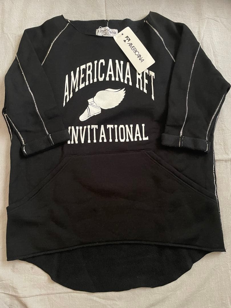 新品未使用タグ付AMERICANA アメリカーナ 裏起毛 スウェット