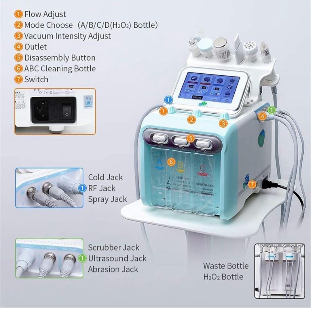 多機能美顔器 6-in-1 美容機器