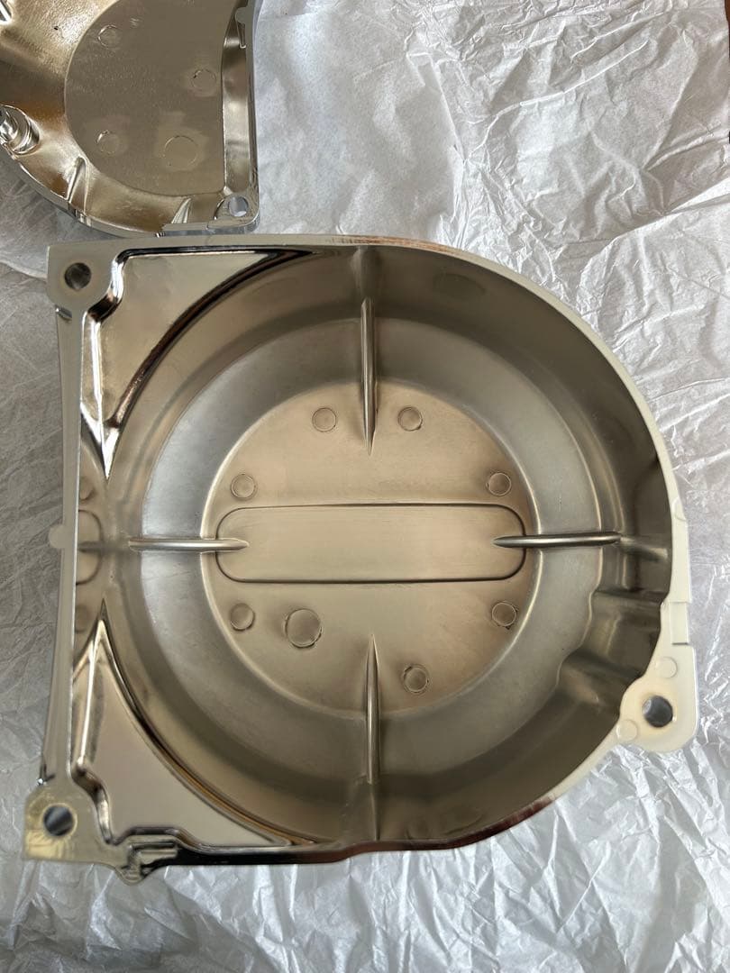 Z*A様 kh400 エンジンカバー、ポンプカバーセット　メッキ