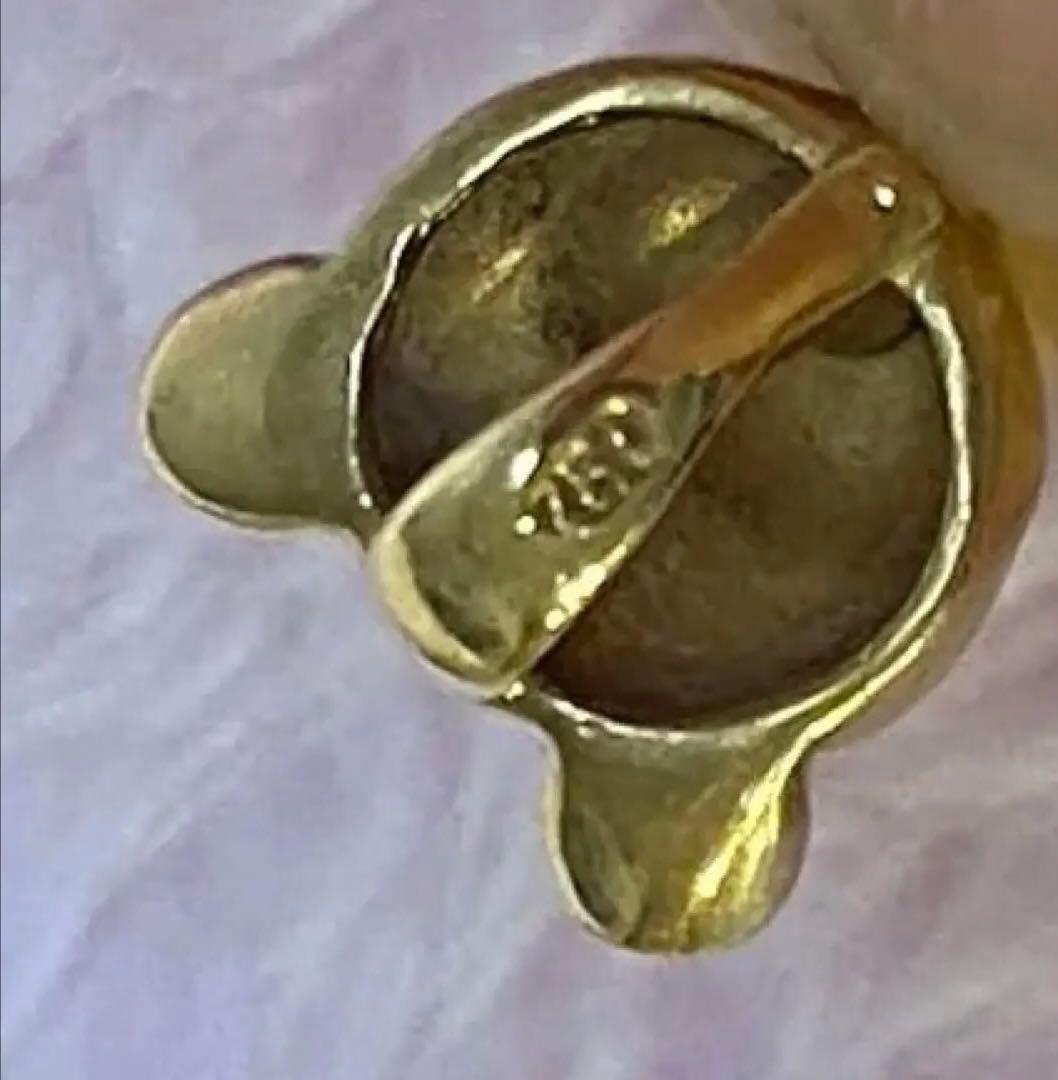 ポンテヴェキオ ネックレストップ K18 ダイヤピンクサファイア ベアーゴールド