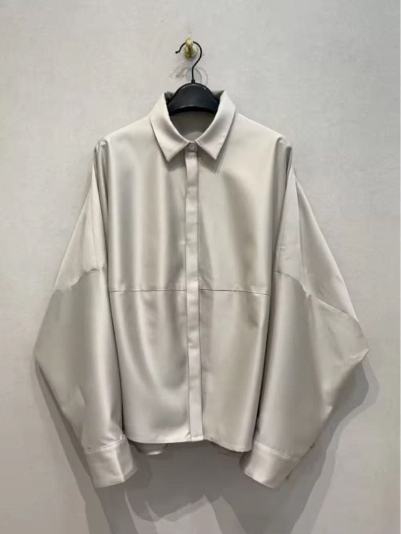 etre tokyo デザインカフスシャンタンシャツ