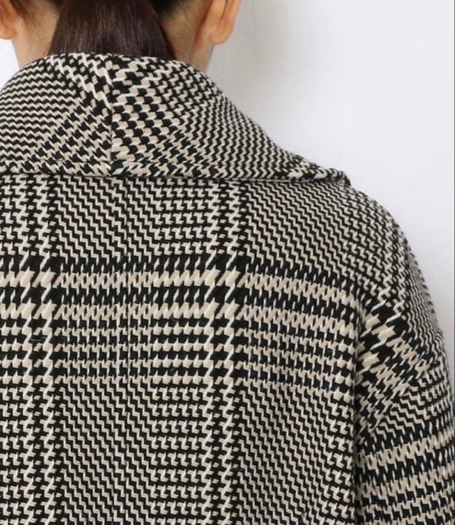 DES PRES ナイロンウールチェックコート トゥモローランド