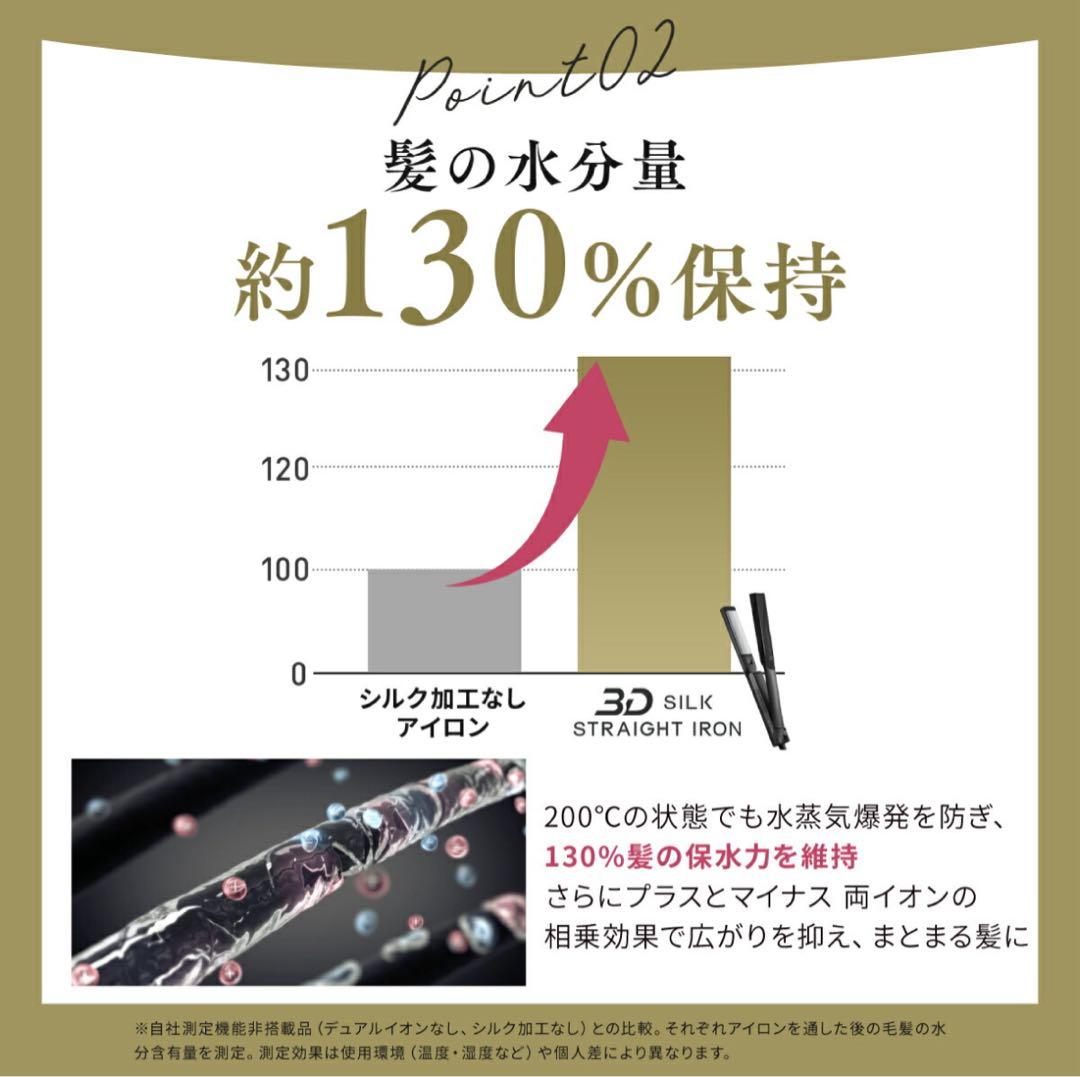 【新品】Brighte 3D SILK STRAIGHT IRON
