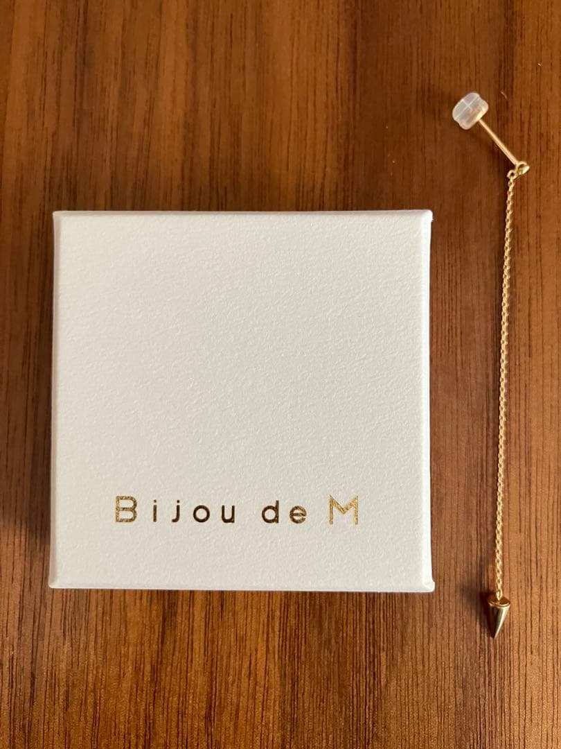Bijou de M スタッズチェーンピアス 7cm