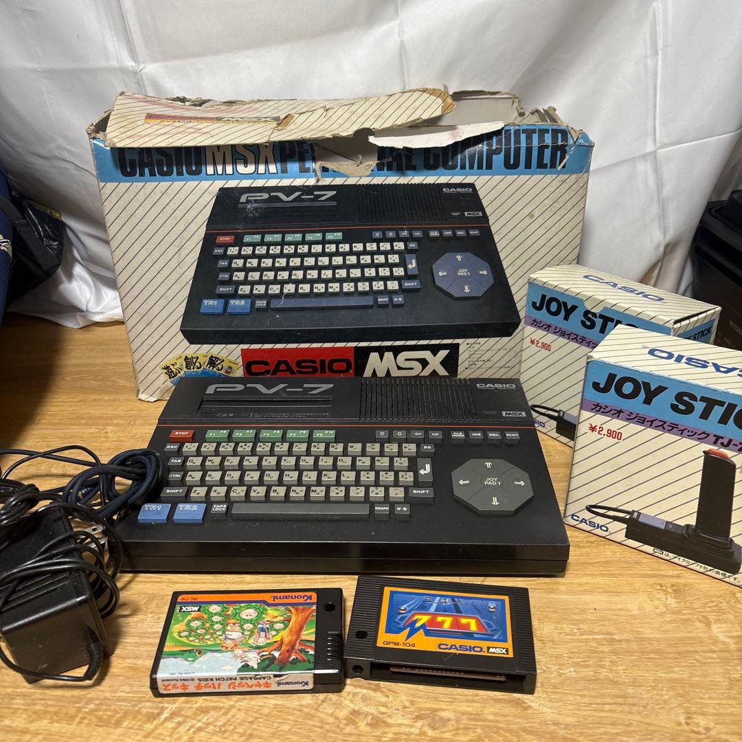 さ*♪様 CASIO PV-7 MSX ゲーム機　ジャンク扱い