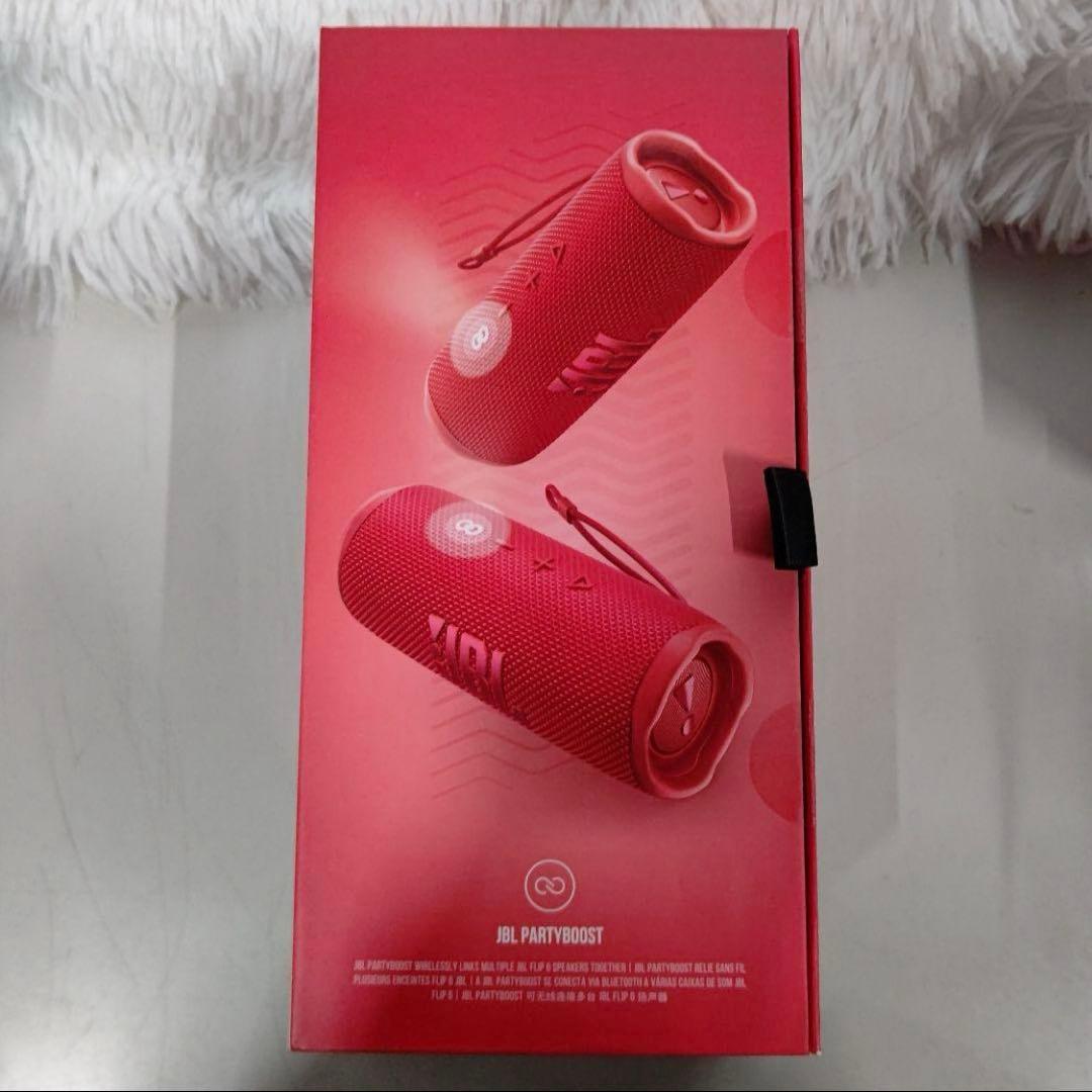 新品♡Q2854　JBL FLIP6 ワイヤレススピーカー レッド　未開封品