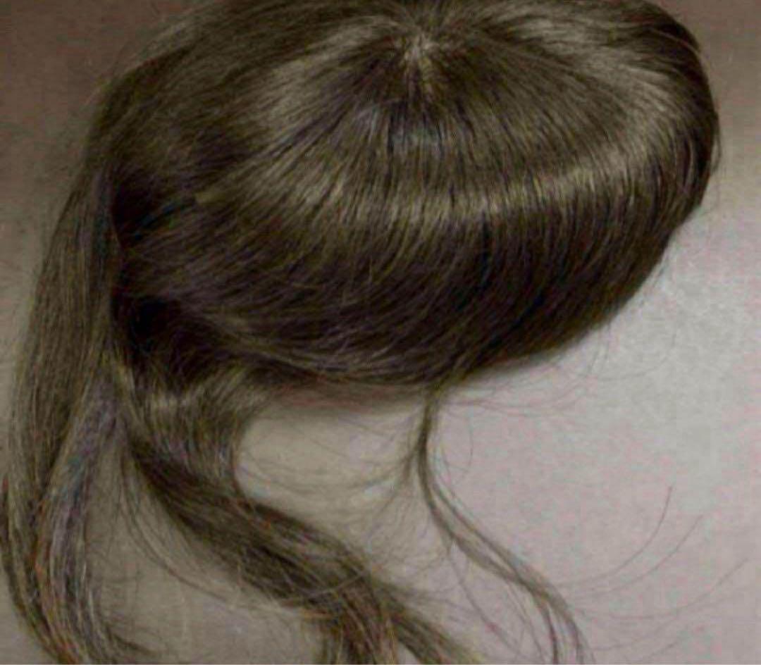 HairDre ヘアドレ L② 人毛100%ウィッグ ダークブラウン黒茶