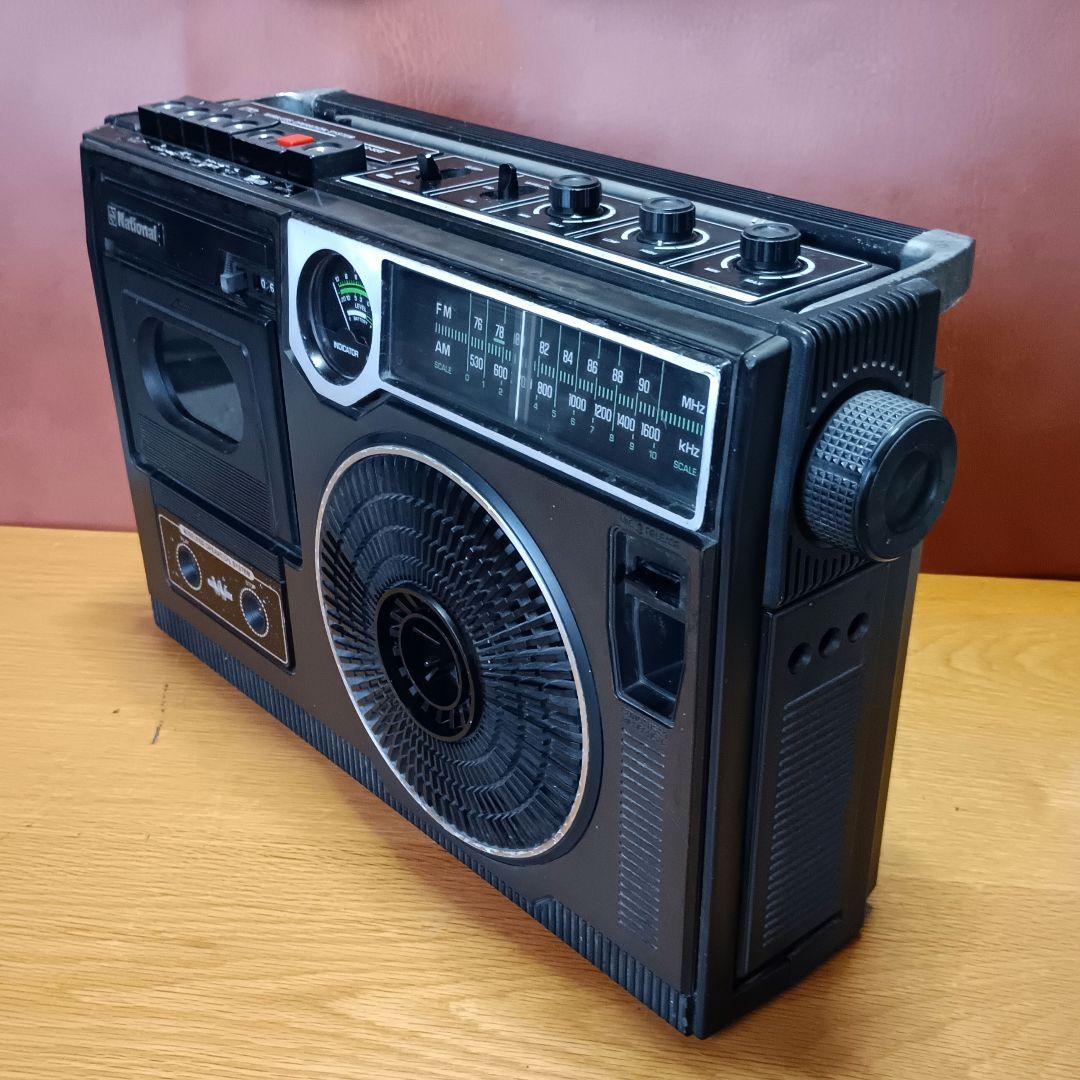 ラジカセ　ナショナルRQ-556　【整備、動作品】