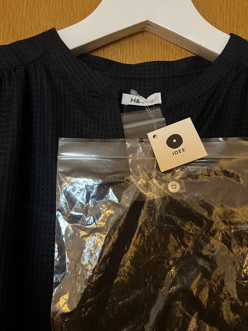 IDEE H&by POOL ワンピース ネイビー チェック