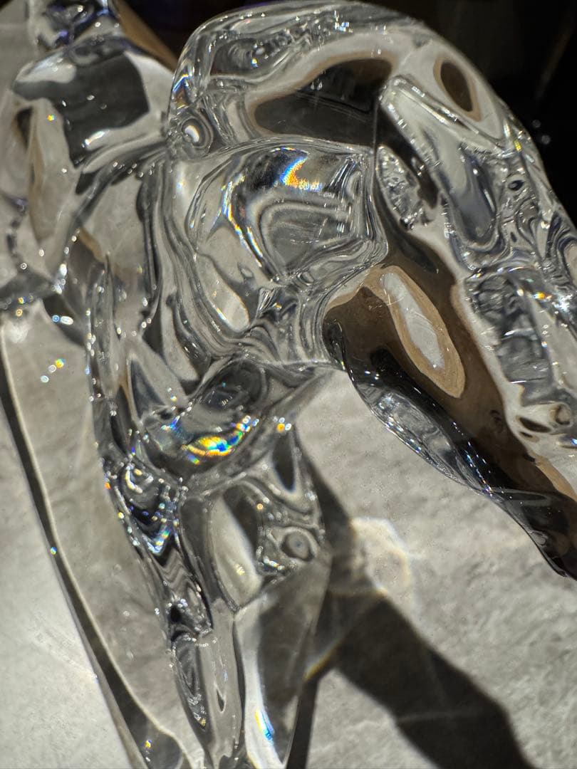 Baccarat クリスタル馬の彫刻
