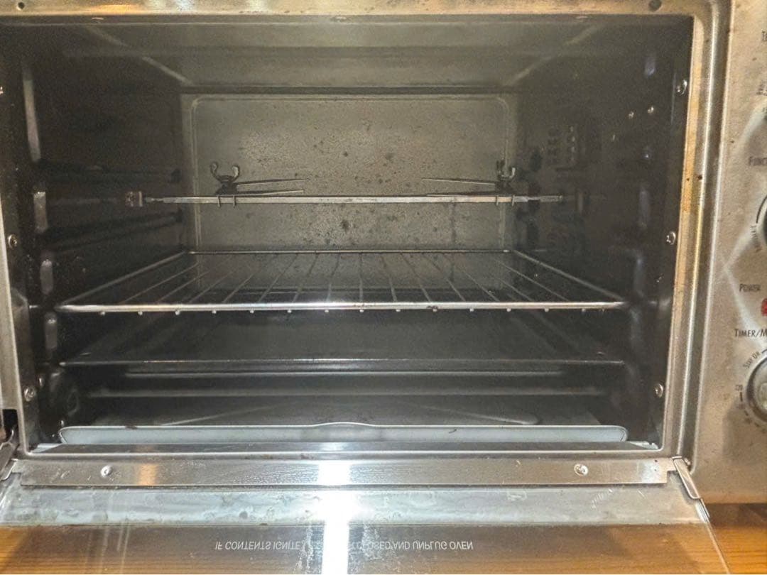 ステンレススチール トースター 2段ラック付き