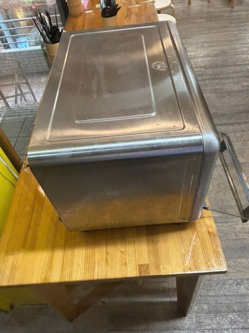 ステンレススチール トースター 2段ラック付き