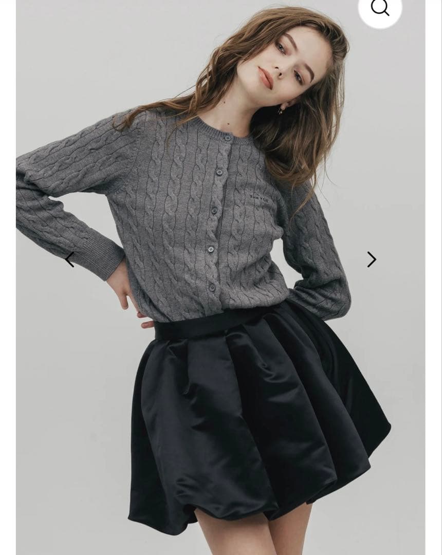 THETOE Venice Balloon Skirt ブラック