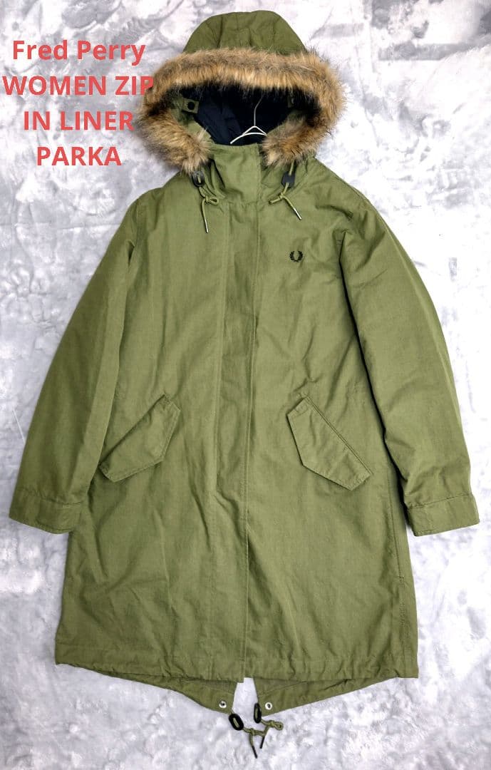 フレッドペリー ZIP IN LINER　フィッシュテール　パーカー　j9121