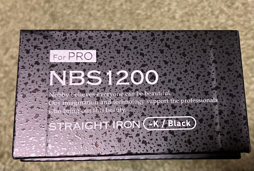 Nobby NBS1200 ストレートヘアーアイロン