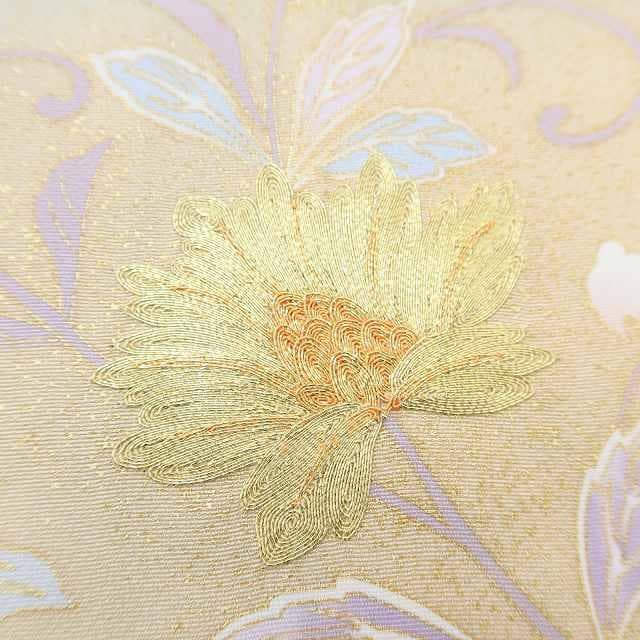 美品 金駒刺繍 正絹 着物 トールサイズ“最上の美を花開く女王！”訪問着 D-5