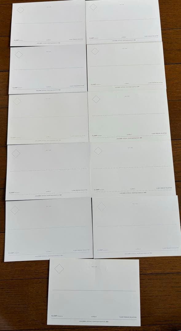 xxxHOLiC　ホリック　新装版　ポストカード　全19巻セット