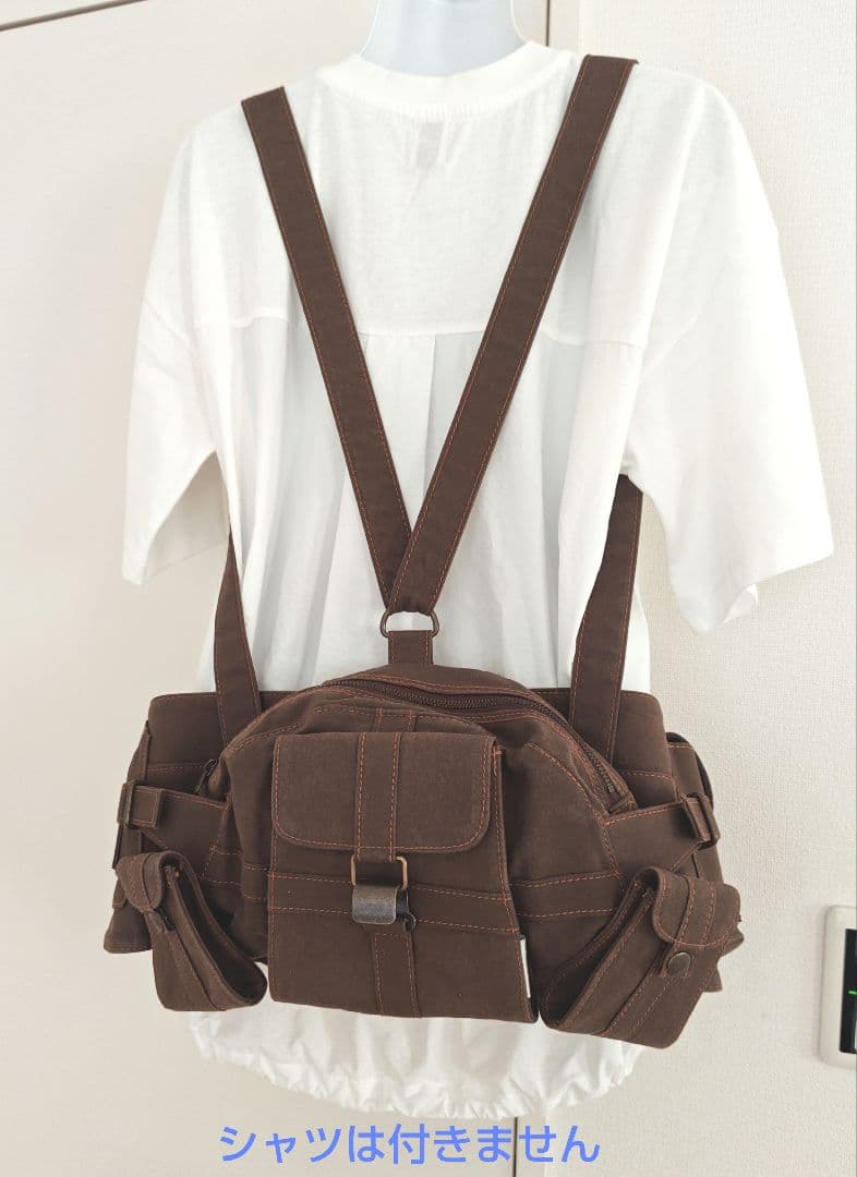 20471120 バッグ バッグパック リュック ウエストポーチ ブラウン